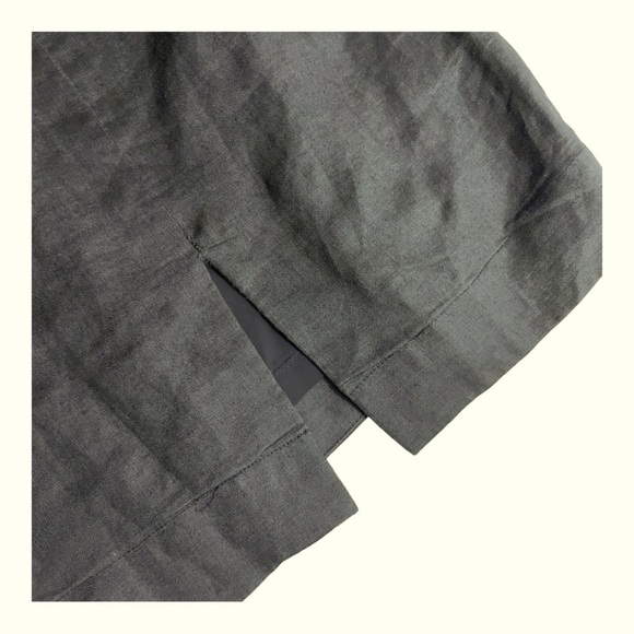 Vintage Pia Rucci black linen dress size 10 runs small. - Picture 13 of 16